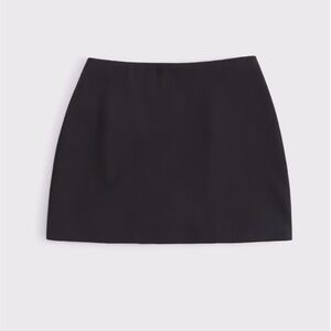 Abercrombie & Fitch Black Mini Skort